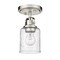 Z-Lite Kinsley 1 Light Flush Mount, Brushed Nickel And Clear Seeded 340F1-BN - alternate 3
